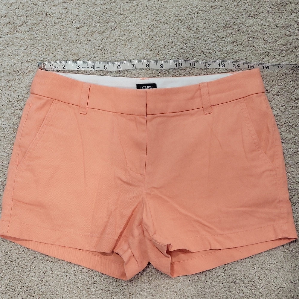 J. Crew Melon Orange Chino Shorts Size 4